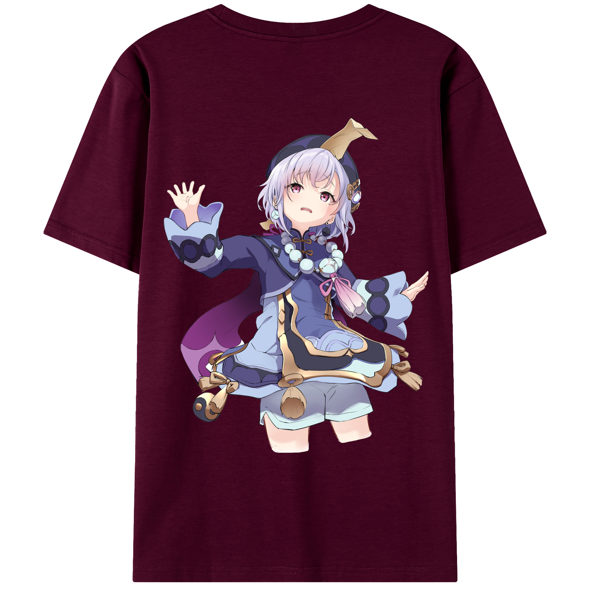 げんし神 七七 なな  genshin Nana レディース半袖Tシャツ(バックプリント)